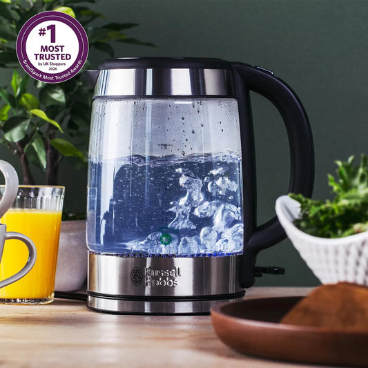 Russell Hobbs Illuminating 1.7L Electric Cordless Glass Kettle