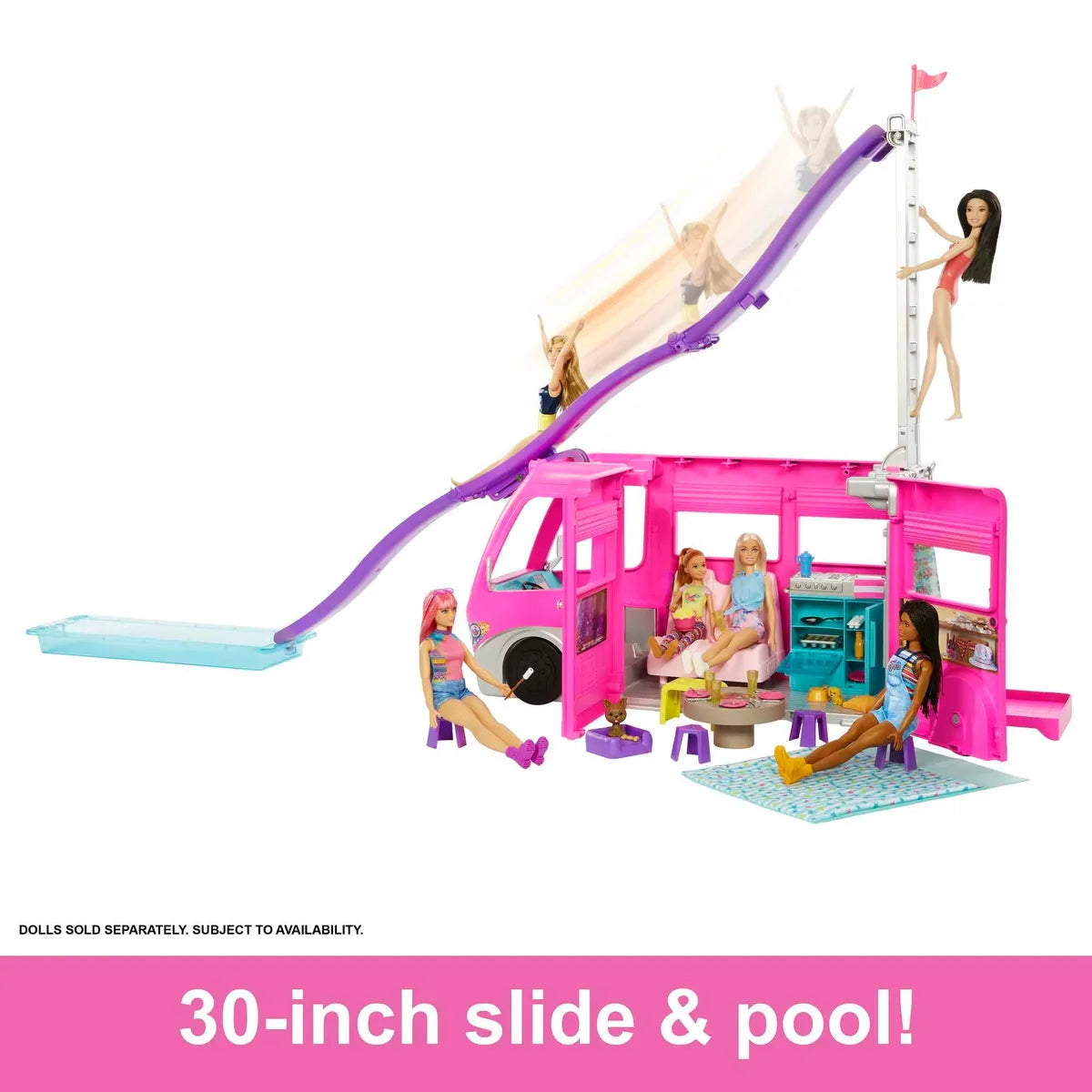 Barbie DreamCamper Playset & Camping Accessories