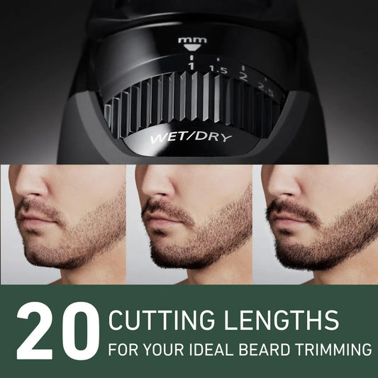 Panasonic ER-GB42 Wet & Dry Electric Beard Trimmer for Men