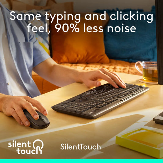 Logitech MK295 Silent Wireless Mouse & Keyboard Combo