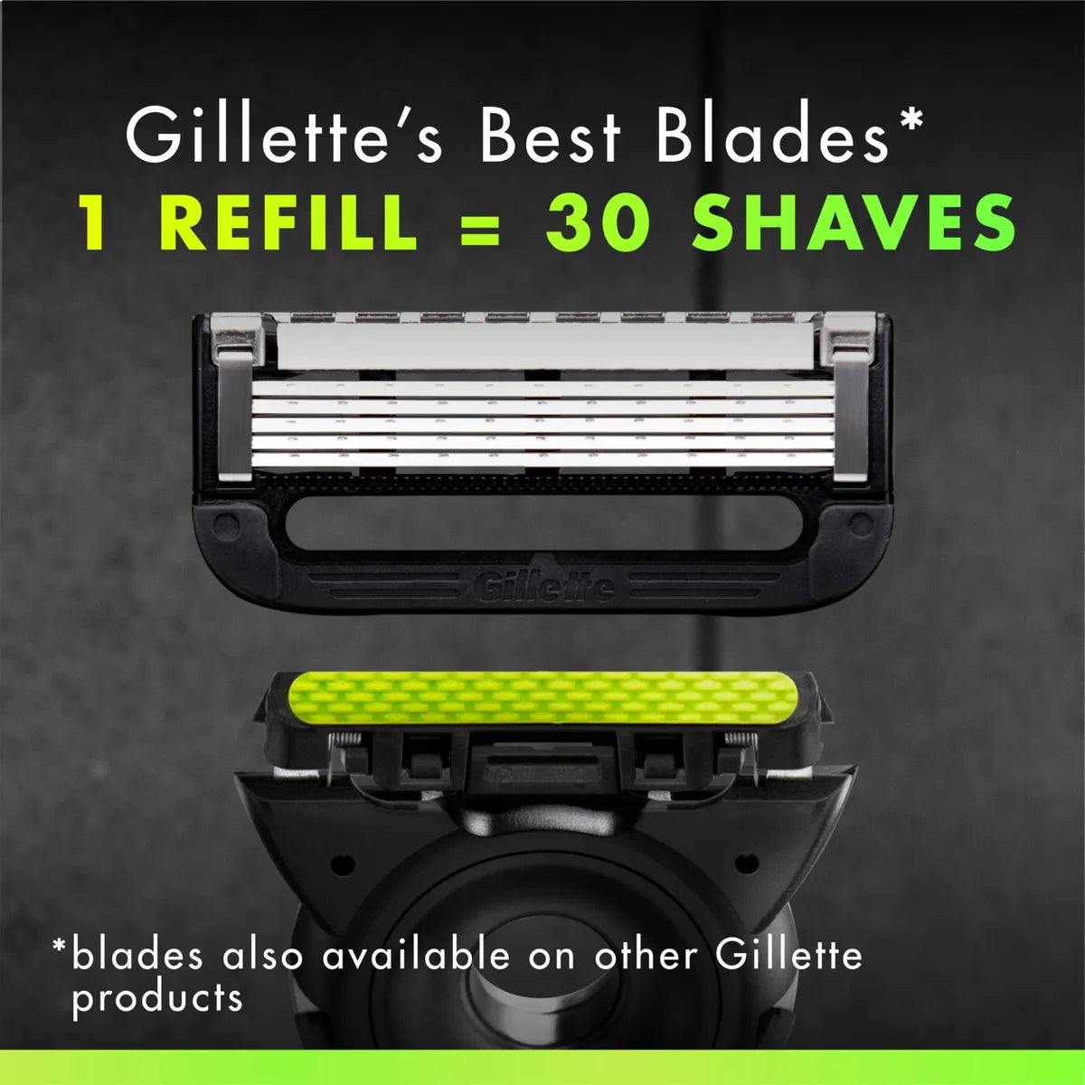 GilletteLabs Razor Blade Refills for Men