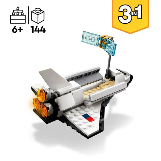 LEGO 31134 Creator 3 in 1 Space Shuttle Toy to Astronaut Figure