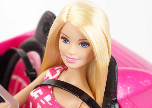 Barbie Dreamland Fashion Doll and Convertible Car