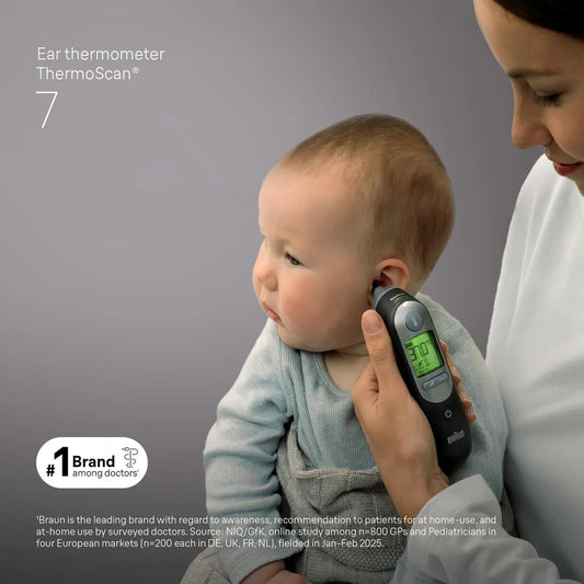 Braun ThermoScan 7 Ear thermometer - Black