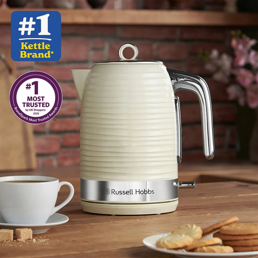 Russell Hobbs Inspire Electric 1.7L Cordless Kettle - Cream