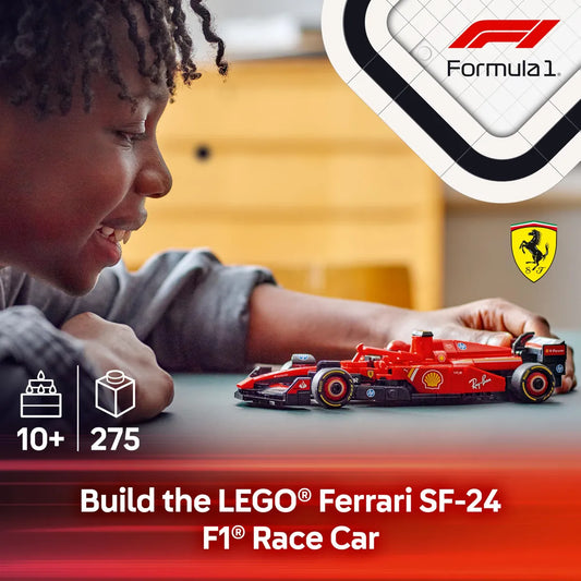 LEGO Speed Champions Ferrari SF-24 F1 Race Car Toy