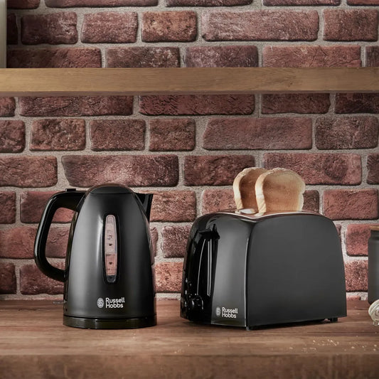 Russell Hobbs Textures Electric 1.7L Cordless Kettle - Black