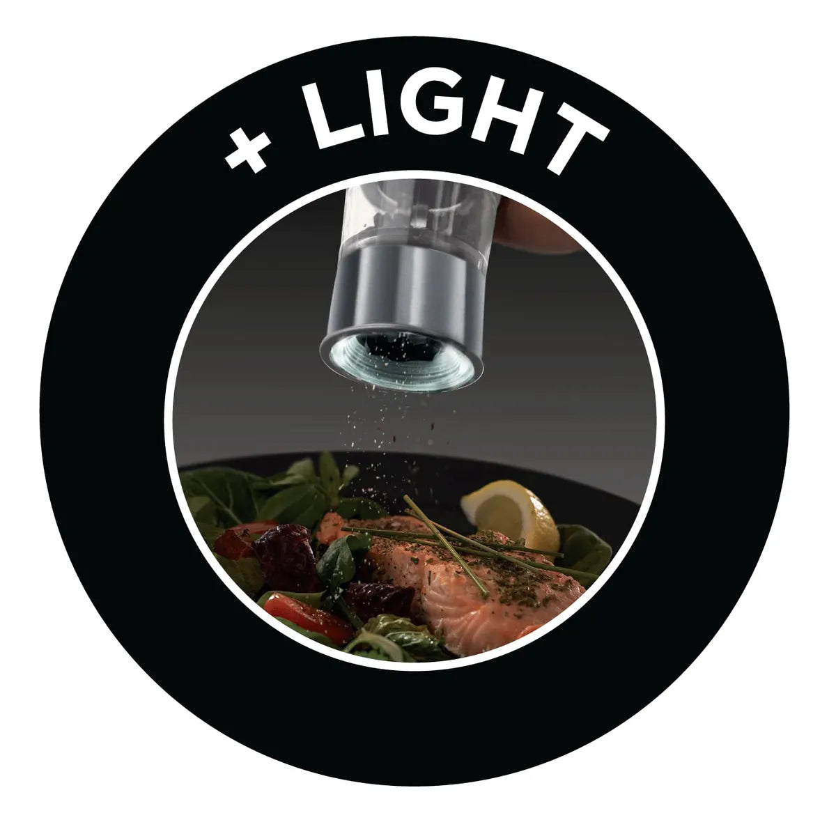 Russell Hobbs Stainless Steel Electric Salt & Pepper Mill Set