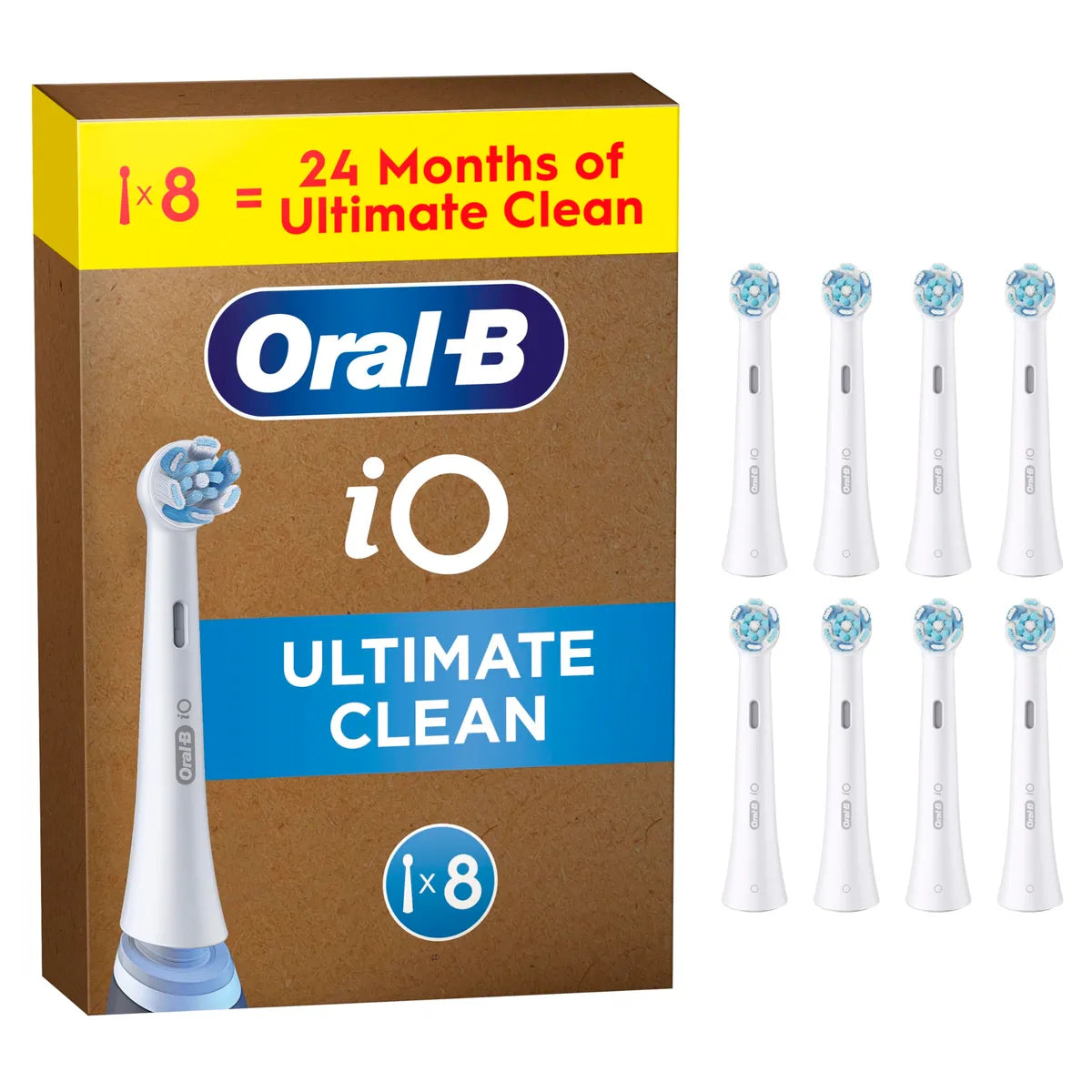 Oral-B iO Series Ultimate Clean Electric Toothbrush Heads - White