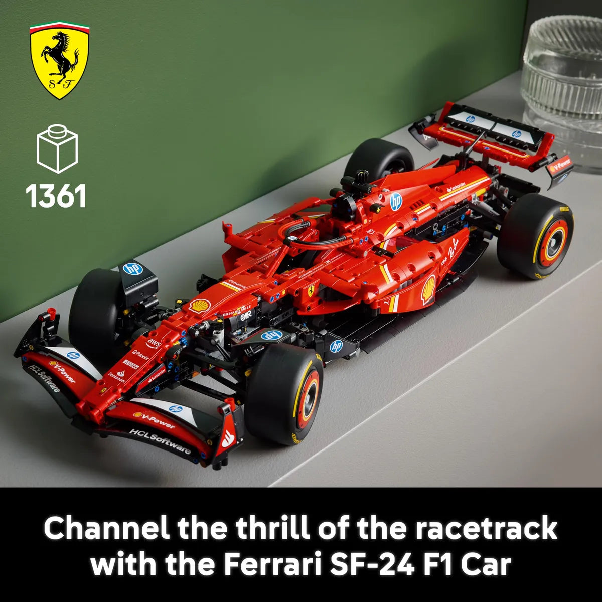 LEGO Technic Ferrari SF-24 F1 Car Model Kit