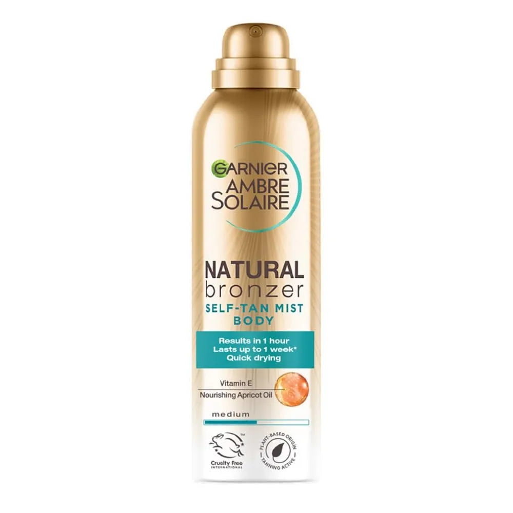 Garnier Ambre Solaire Fake Tan Natural Bronzer Medium Self Tan Mist