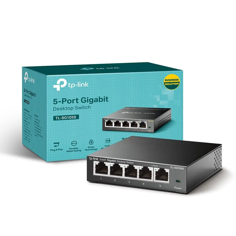 TP-Link TL-SG105S 5-Port Gigabit Network Switch
