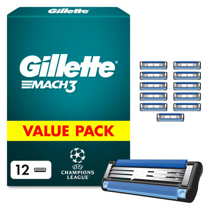 Gillette Mach3 Razor Blade Refills for Men