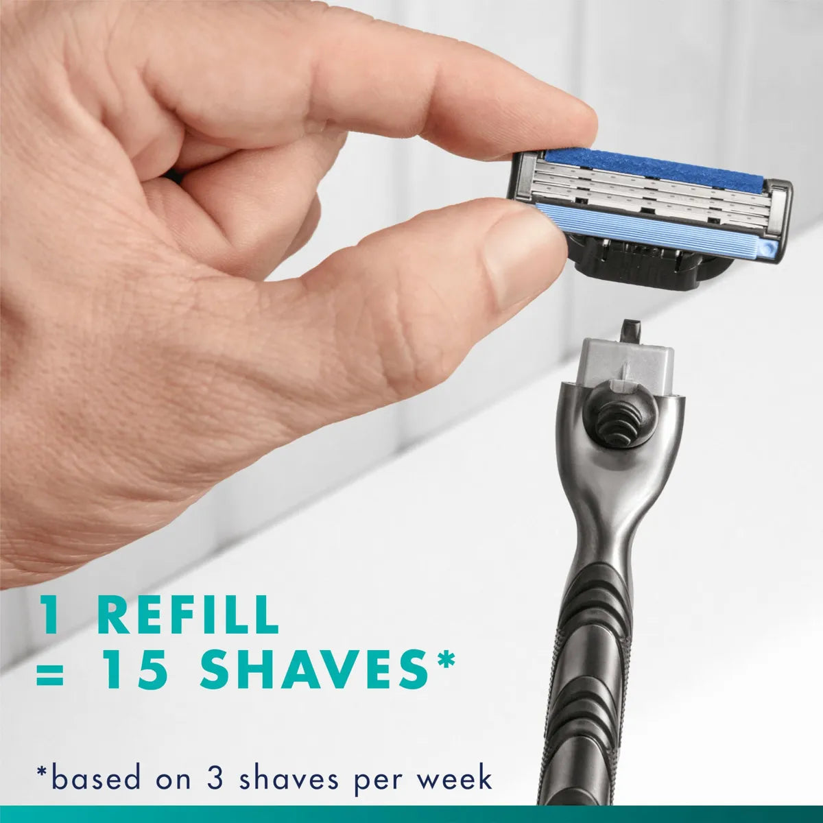 Gillette Mach3 Razor Blade Refills for Men