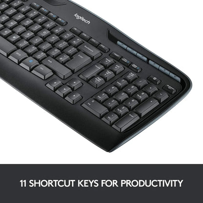 Logitech MK330 Wireless Keyboard and Mouse Combo for Windows