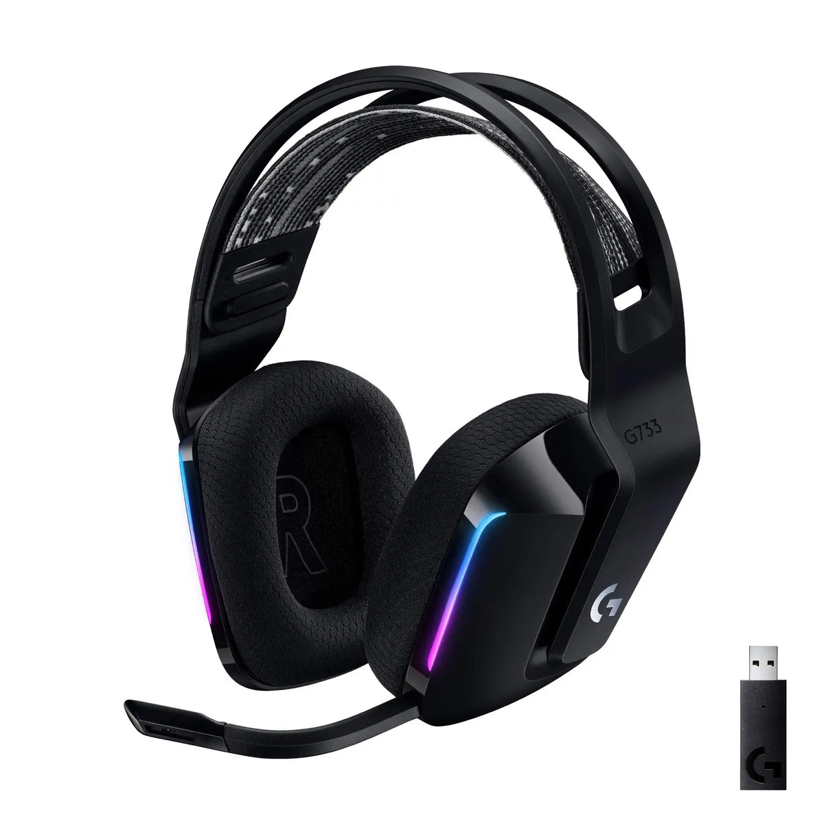 Logitech G G733 LIGHTSPEED Wireless Gaming Headset - Black