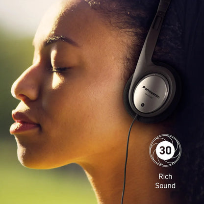 Panasonic RP-HT030E-S Lightweight Headphones
