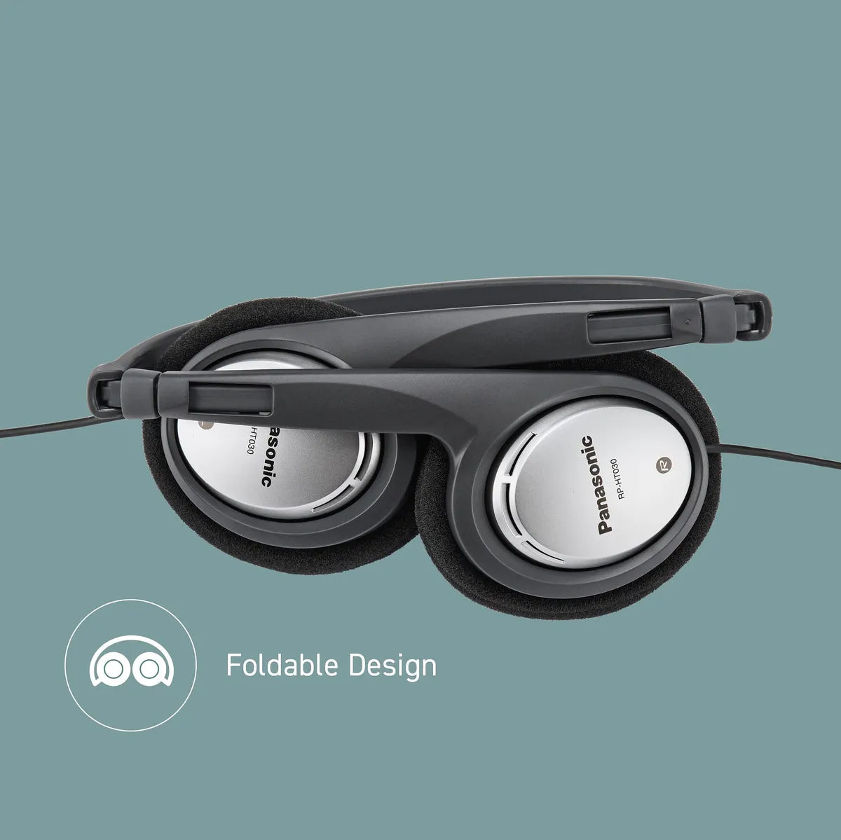 Panasonic RP-HT030E-S Lightweight Headphones