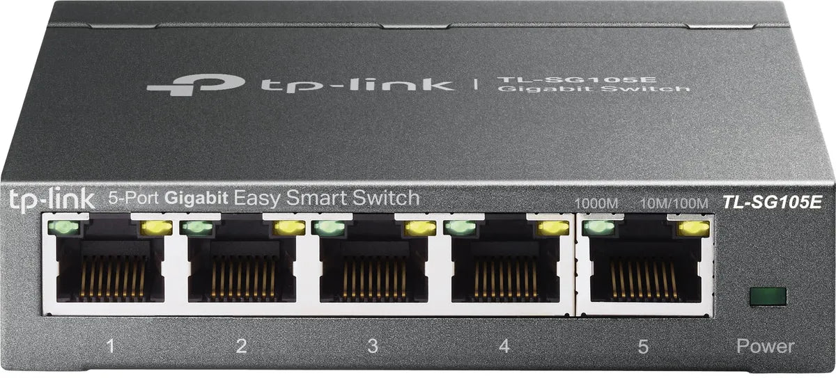 TP-Link TL-SG105E 5-Port Gigabit Managed Network Switch