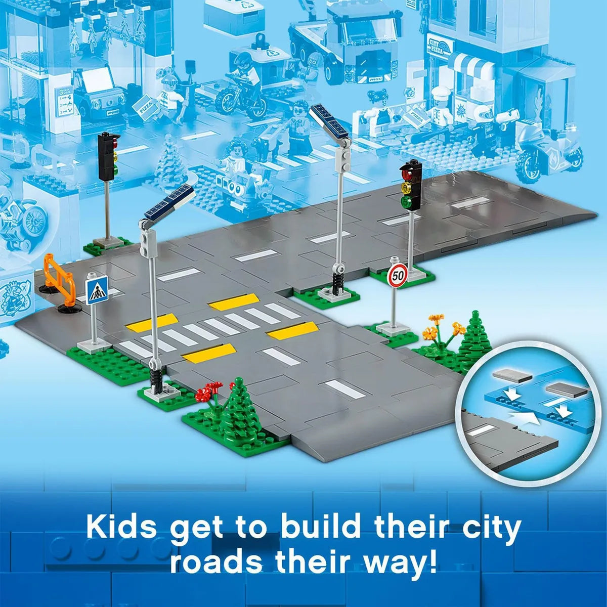 LEGO 60304 City Road Plates Building Toys