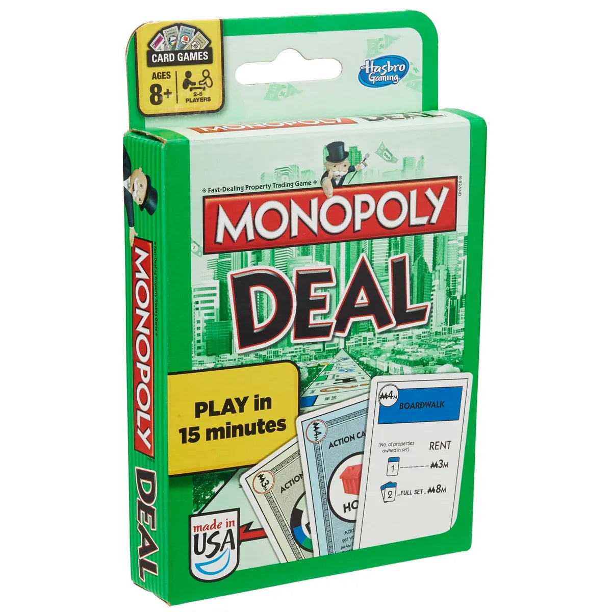 Hasbro B0965 - Monopoly Deal Family Card Game - US Version - Fast