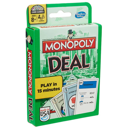 Hasbro B0965 - Monopoly Deal Family Card Game - US Version - Fast