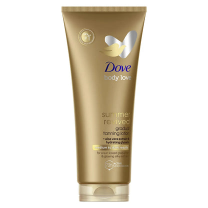 Dove Summer Revived Medium to Dark Gradual Tanning Lotion - Medium to Dark Skin