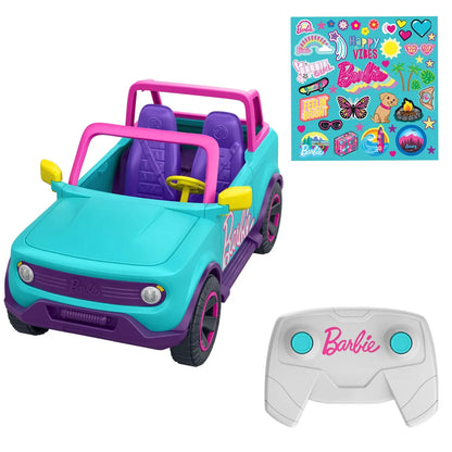 Hot Wheels Barbie RC SUV, Remote-Control Pink Vehicle