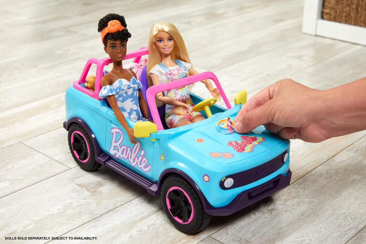 Hot Wheels Barbie RC SUV, Remote-Control Pink Vehicle