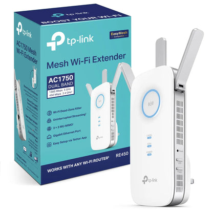TP-Link RE450 AC1750 WiFi Extender Booster WiFi Booster