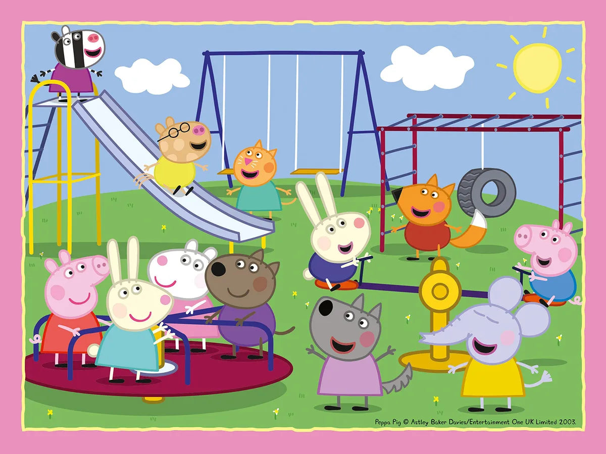 Ravensburger Peppa Pig 4 in a Box Kids Jigsaw Puzzles Age 3