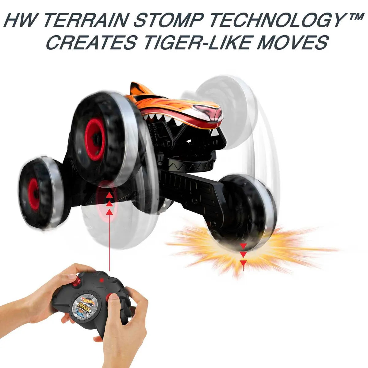 Hot Wheels Monster Trucks HW Unstoppable Tiger Shark RC
