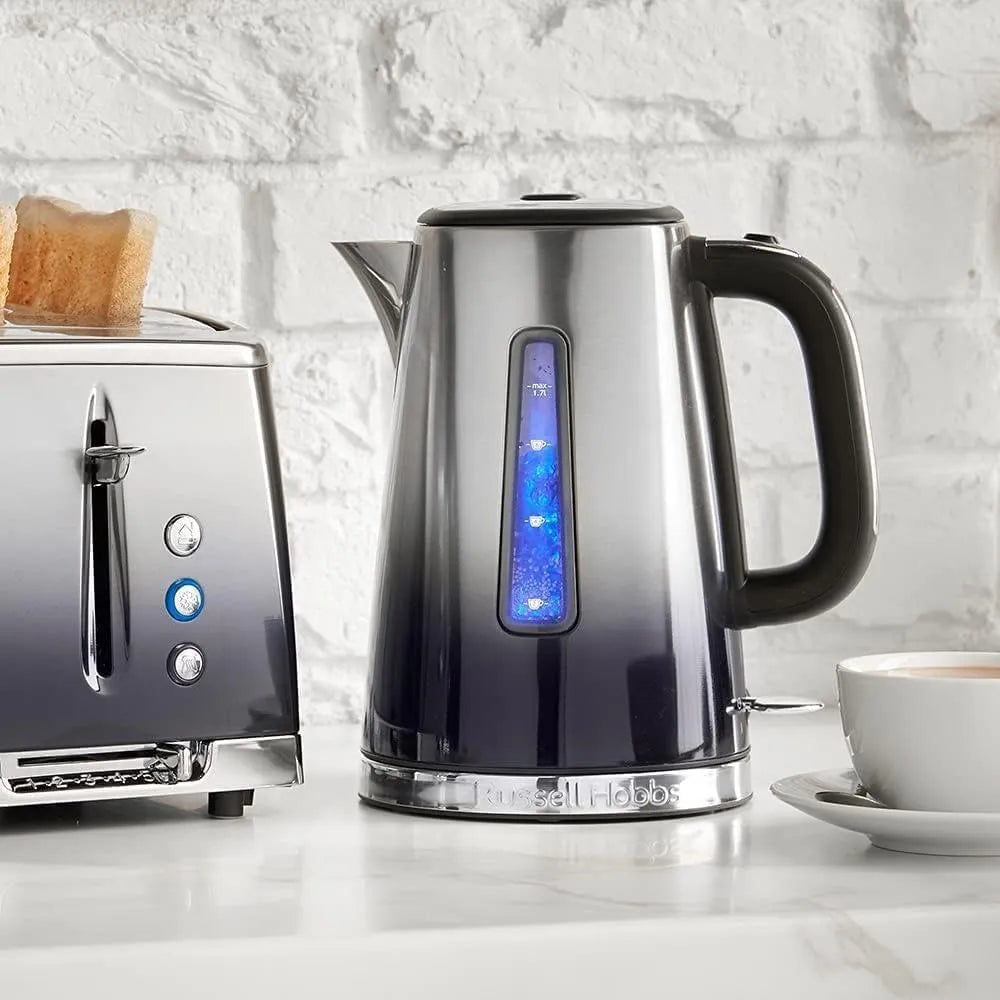 Russell Hobbs Eclipse Stainless Steel & Midnight Blue Ombre 1.7L