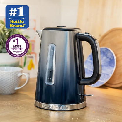 Russell Hobbs Eclipse Stainless Steel & Midnight Blue Ombre 1.7L