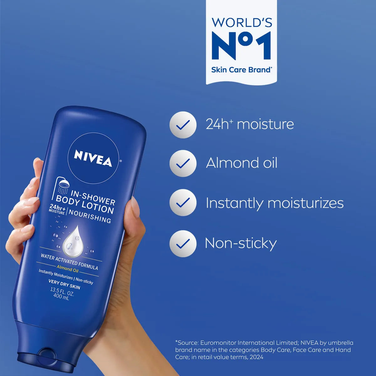NIVEA In-Shower Nourishing Body Lotion 13.5 fl oz