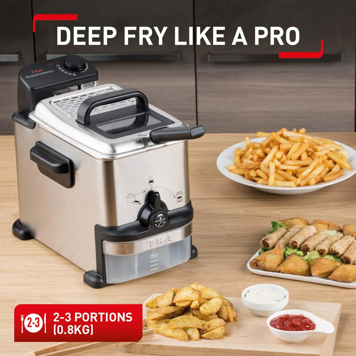 Tefal Oleoclean Compact Deep Fat Fryer