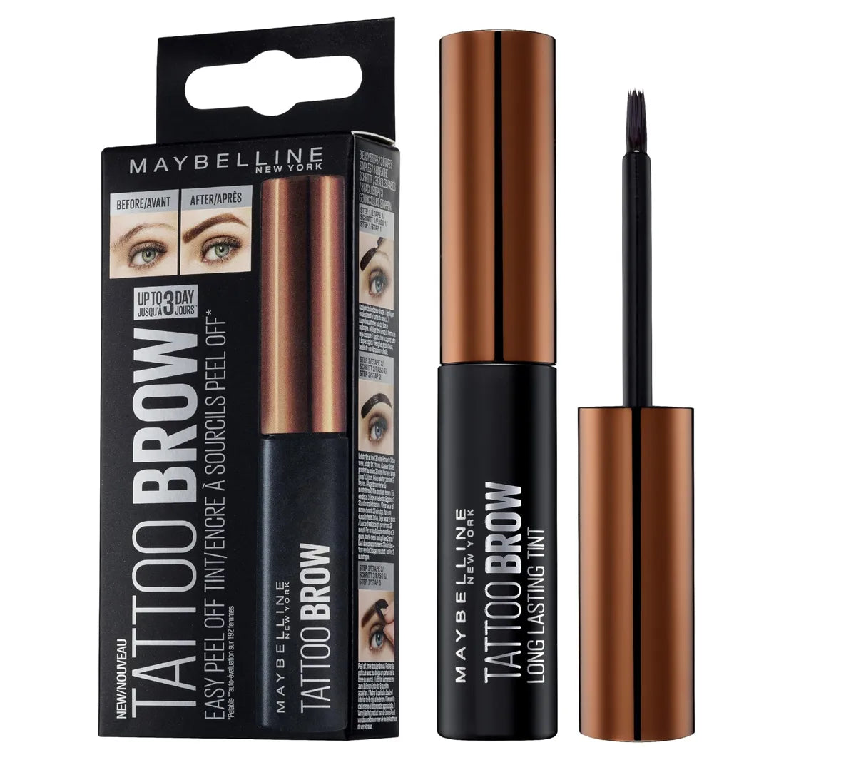 Maybelline Brow Tint Tattoo Brow Peel Off Gel - Light Brown