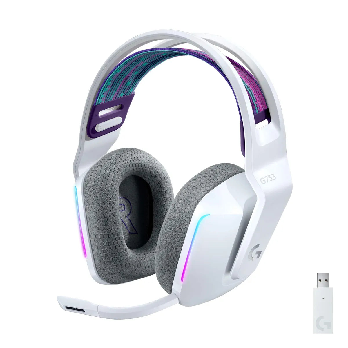 Logitech G G733 LIGHTSPEED Wireless Gaming Headset - White