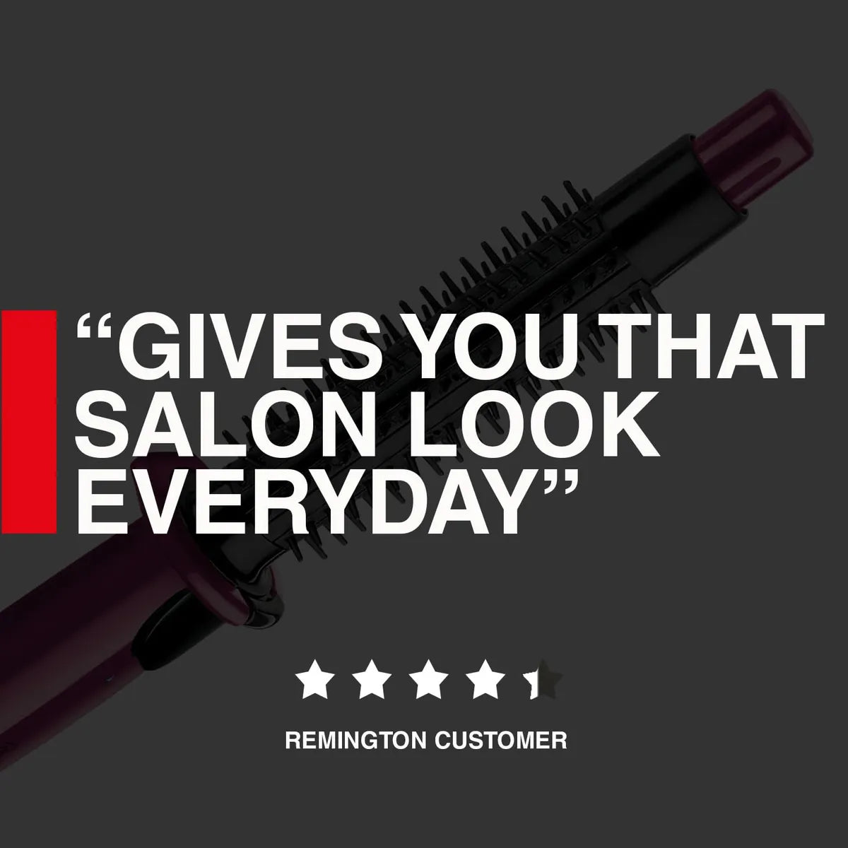 Remington Flexibrush Steam Hair Styler for Short or Long Hair