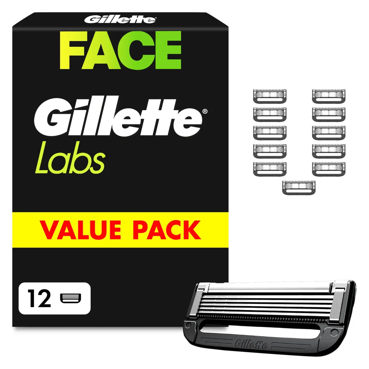GilletteLabs Razor Blade Refills for Men