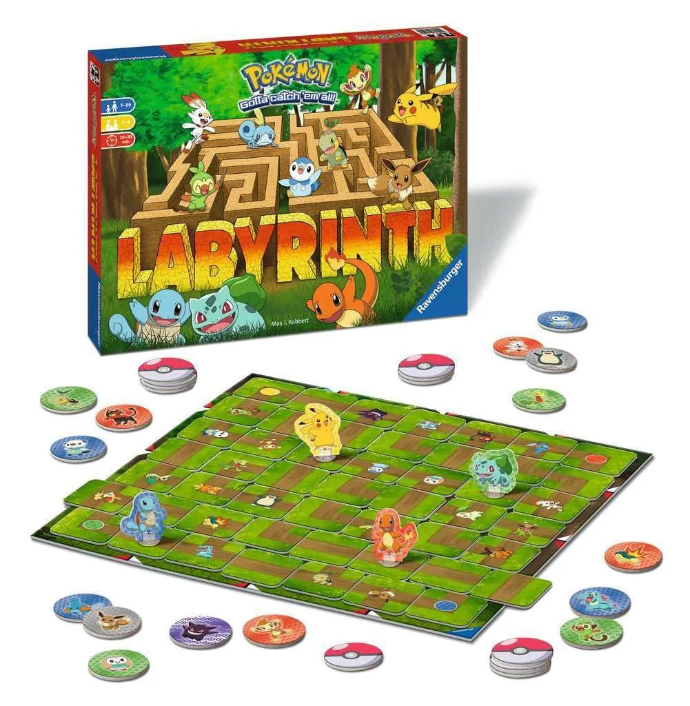 Ravensburger Pokémon Labyrinth - Moving Maze Family Board Game