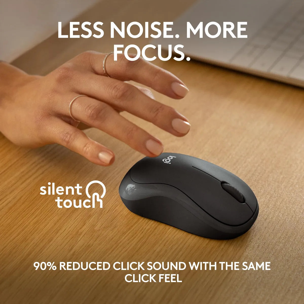 Logitech M240 Silent Bluetooth Mouse - Grey
