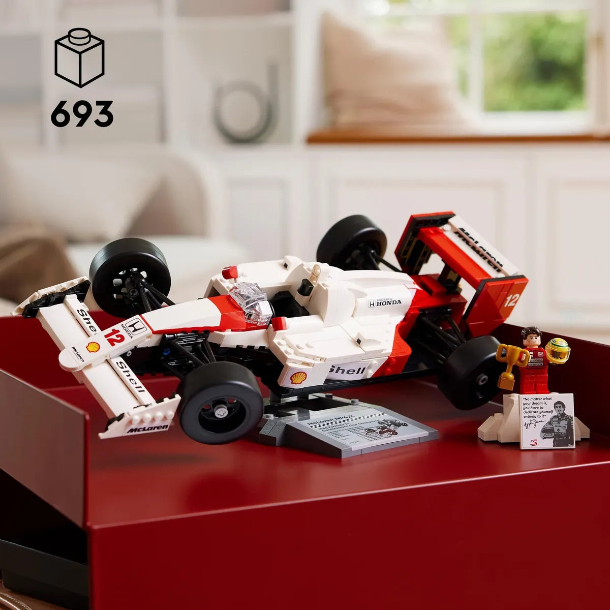 LEGO Icons McLaren MP4/4 & Ayrton Senna Vehicle Set