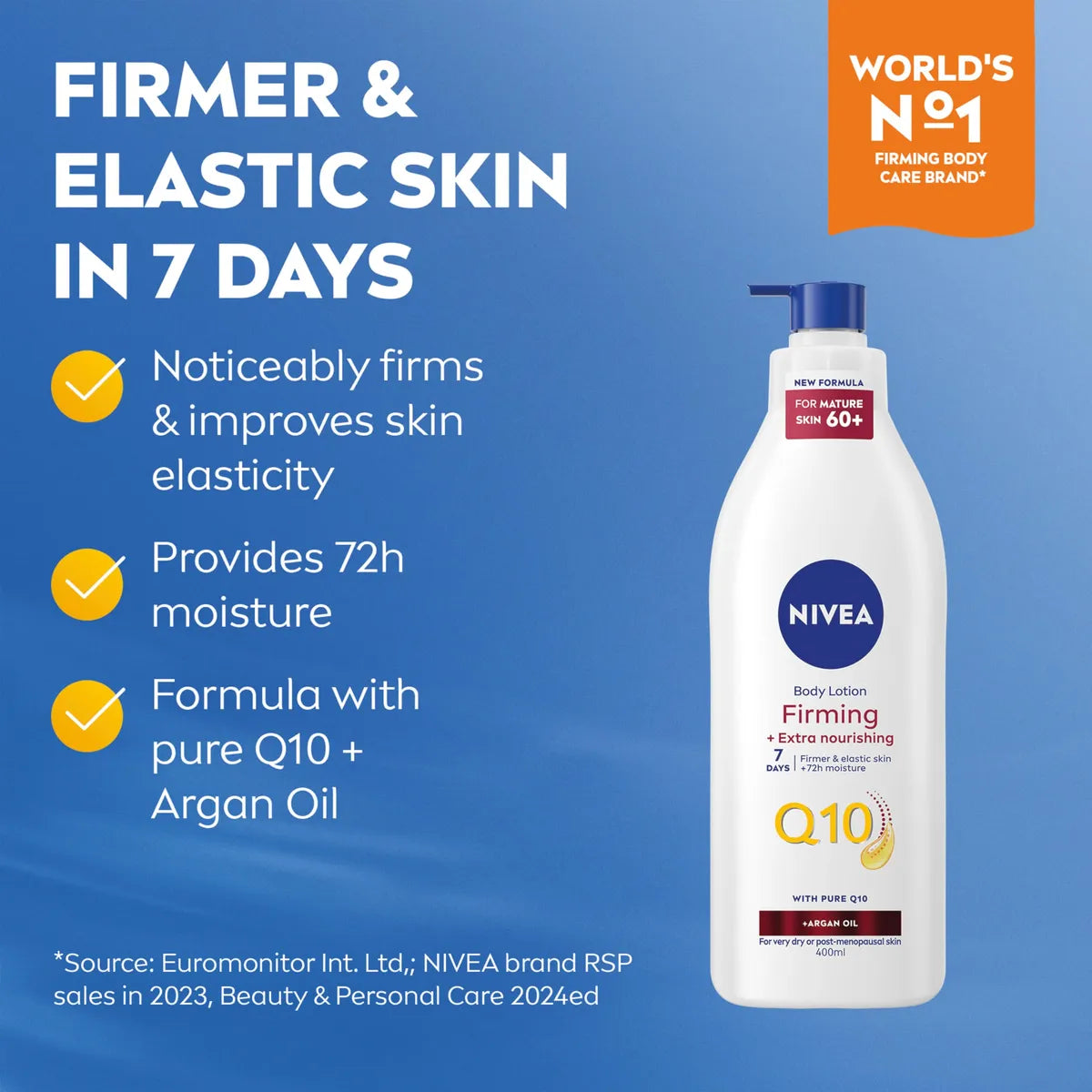 NIVEA Q10 60+ Mature Skin Body Lotion