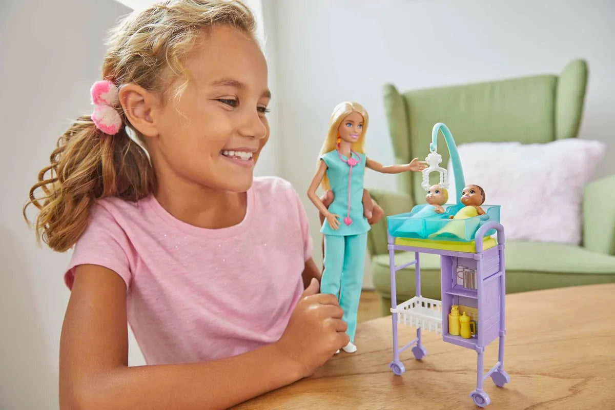 Lalka Barbie Kariera Zestaw Pediatra