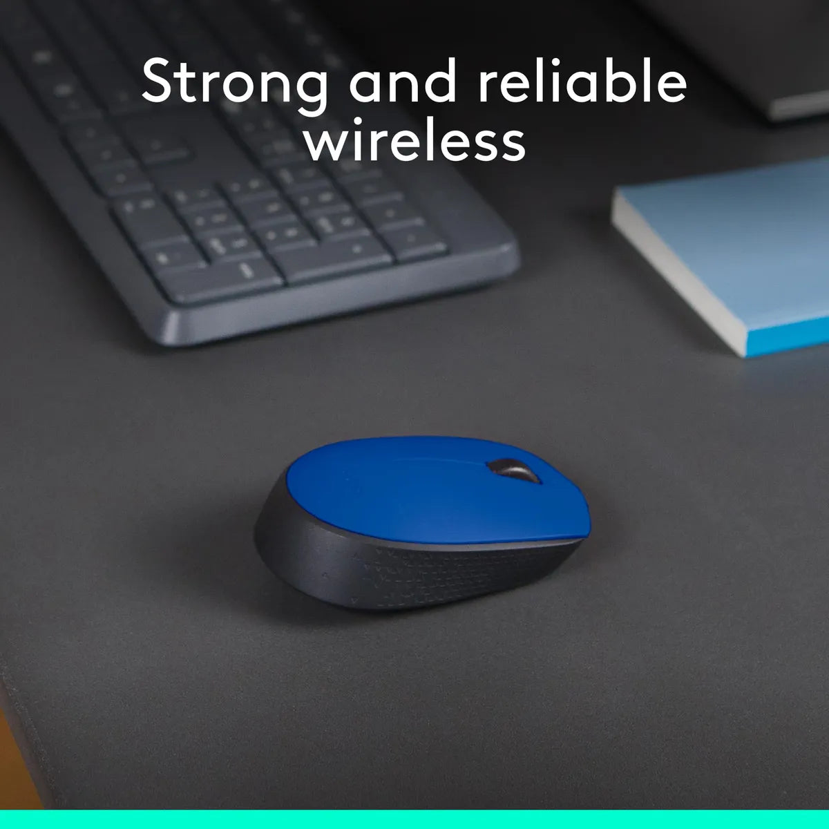 Logitech M171 Wireless Mouse for PC - Blue