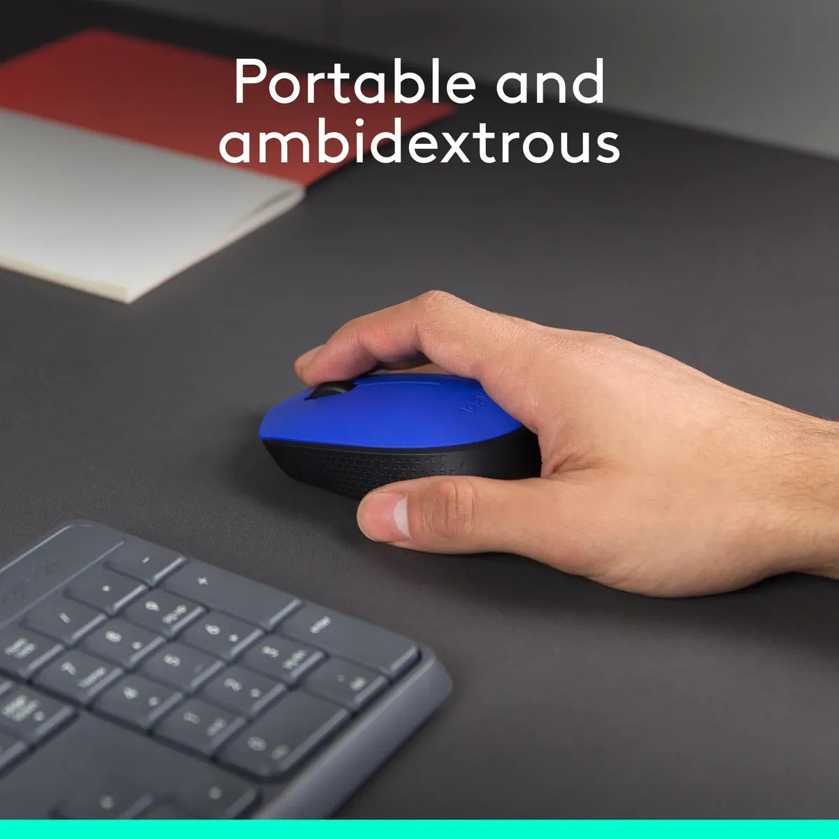 Logitech M171 Wireless Mouse for PC - Blue