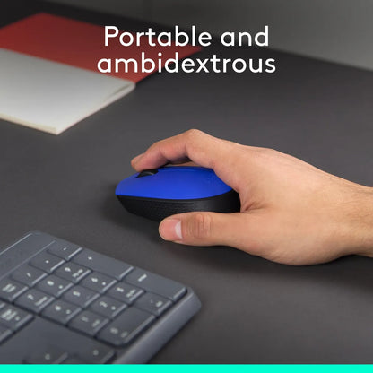 Logitech M171 Wireless Mouse for PC - Blue