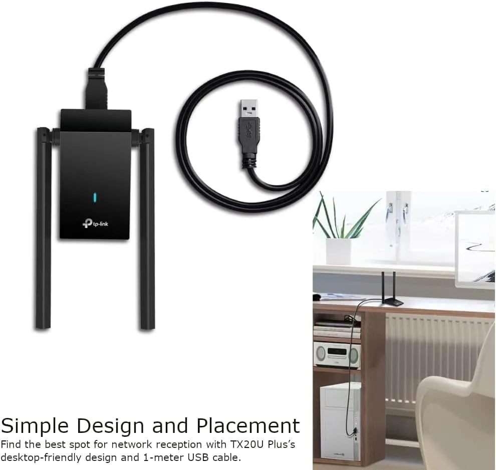 TP-Link Archer TX20U Plus AX1800 DualBand WiFi Dongle