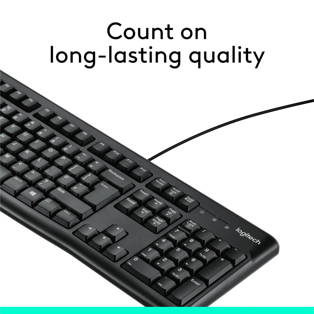 Logitech K120 Wired Keyboard for Windows